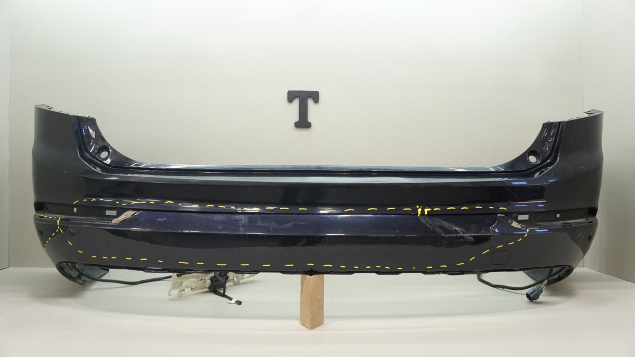2016-2018 VOLVO XC90 REAR BUMPER COVER W/ PARK SENSORS & VALANCE OEM 31353390