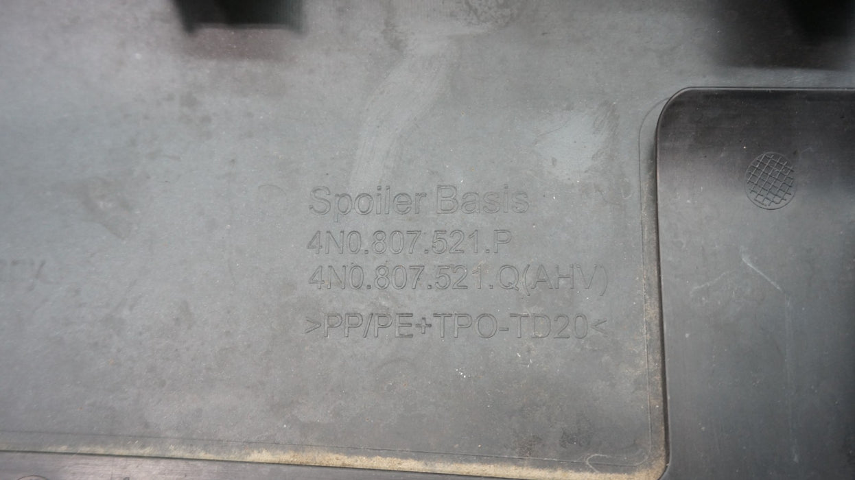 2019-2022 AUDI A8 REAR LOWER BUMPER COVER VALANCE PANEL OEM  4N0807521