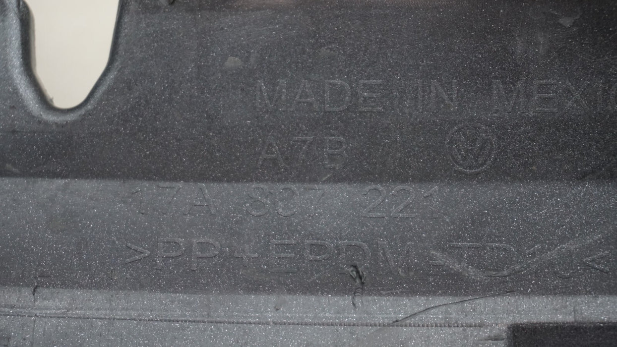 2019-2021 VOLKSWAGEN JETTA S/SE FRONT BUMPER COVER 17A807221 OEM 19 20