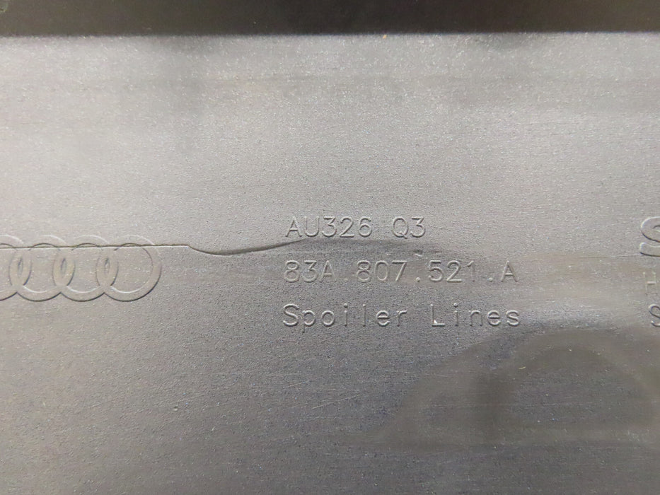 2019-2022 AUDI Q3 REAR LOWER BUMPER COVER W/VALANCE OEM 83A807568