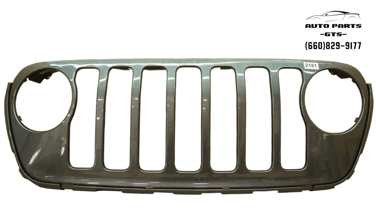 2018-2021 JEEP WRANGLER JL SAHARA FRONT BUMPER GRILLE GRILL OEM 6BY79TRVAB