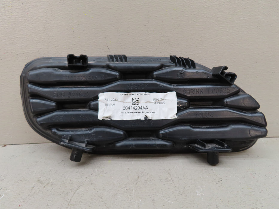 2019-2021 DODGE RAM 1500 FRONT RIGHT PASSENGER TOW HOOK BEZEL COVER OEM