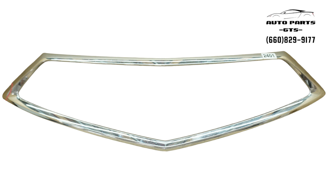 2019-2021 ACURA RDX FRONT CHROME PLASTIC GRILLE SURROUND MOLDING TRIM OEM