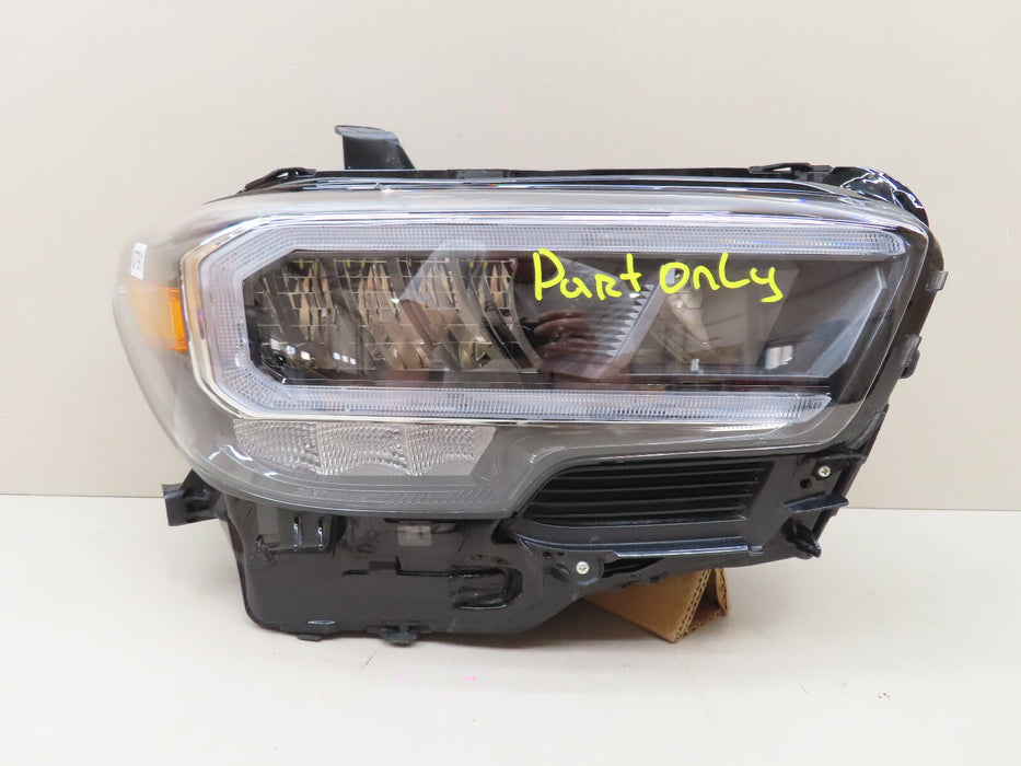 2020-2023 TOYOTA TACOMA FRONT RIGHT PASSENGER HEADLIGHT FULL LED OEM PARTS ONLY