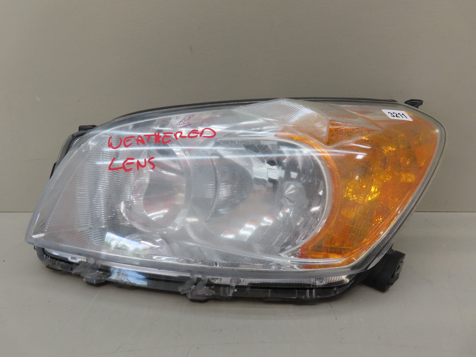 2009-2012 TOYOTA RAV4 FRONT LEFT DRIVER SIDE HEADLIGHT HALOGEN OEM