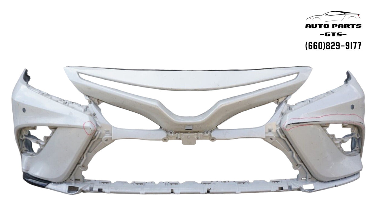 2018-2020 TOYOTA CAMRY FRONT BUMPER COVER WITH CAMERA HOLE OEM 18 19 20