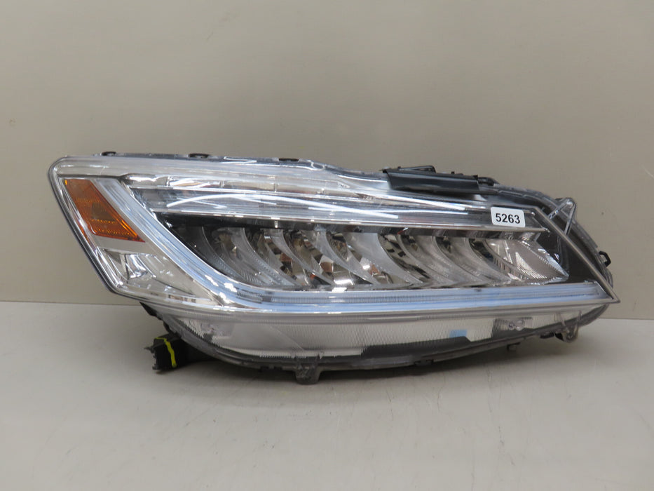 2016-2017 HONDA ACCORD TOURING SEDAN RIGHT PASSENGER HEADLIGHT FULL LED OEM