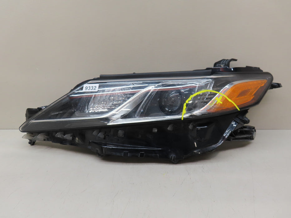 2018-2024 TOYOTA CAMRY FRONT LEFT DRIVER SIDE HEADLIGHT OEM 9332