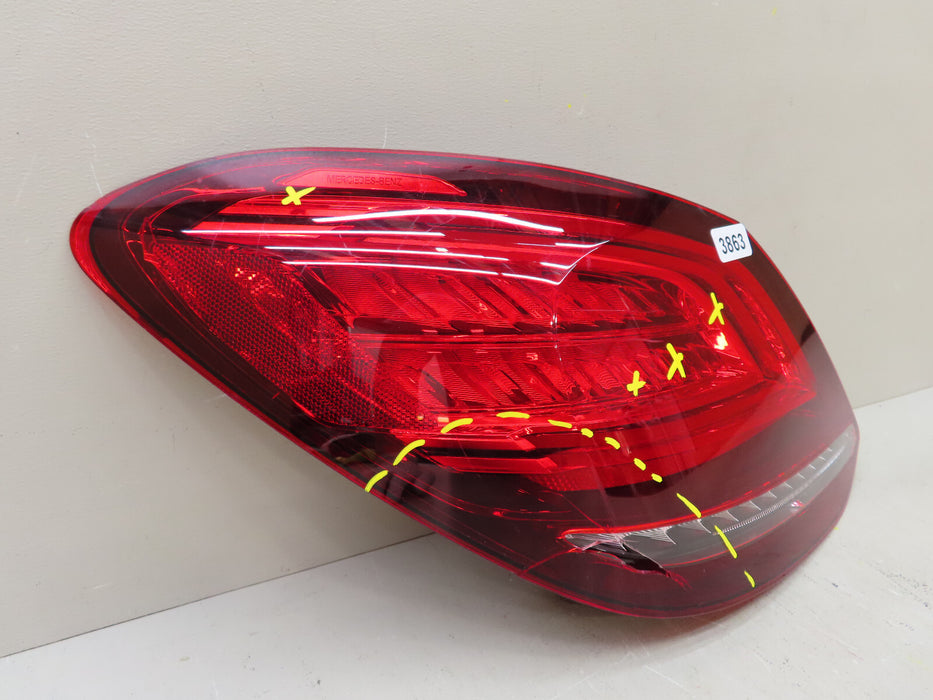 2019-2021 MERCEDES-BENZ C300 C63 LEFT DRIVER TAIL LIGHT LED OEM  A2059064903