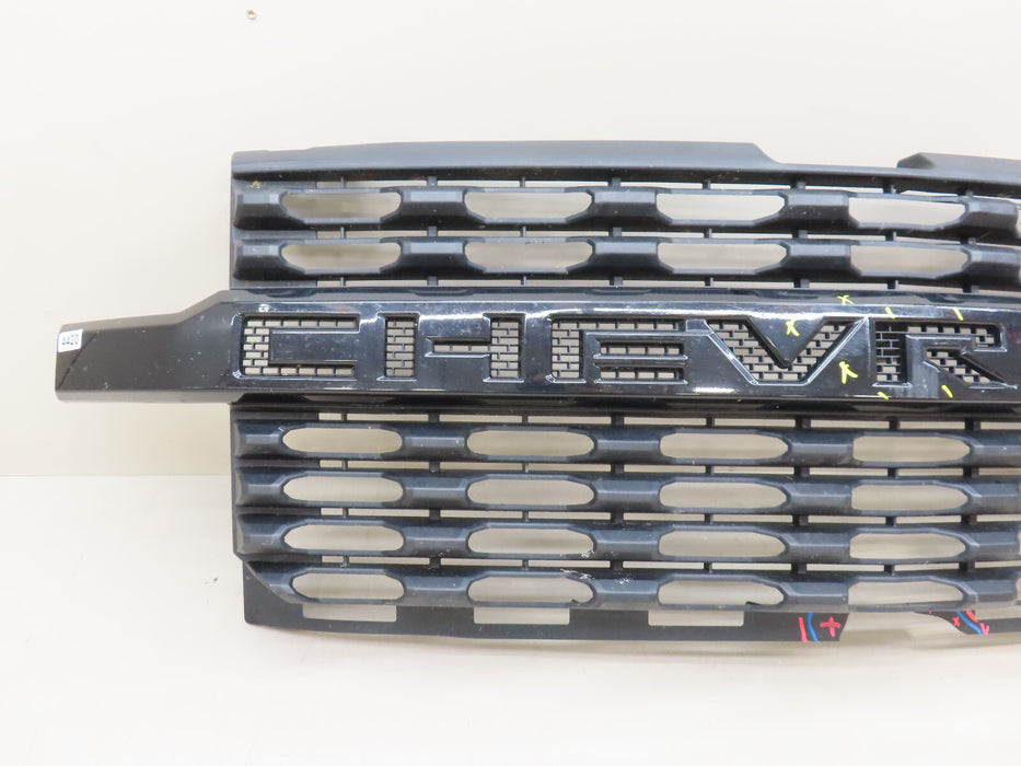 2019-2022 CHEVROLET SILVERADO 1500 FRONT BUMPER RADIATOR GRILLE OEM 23388715