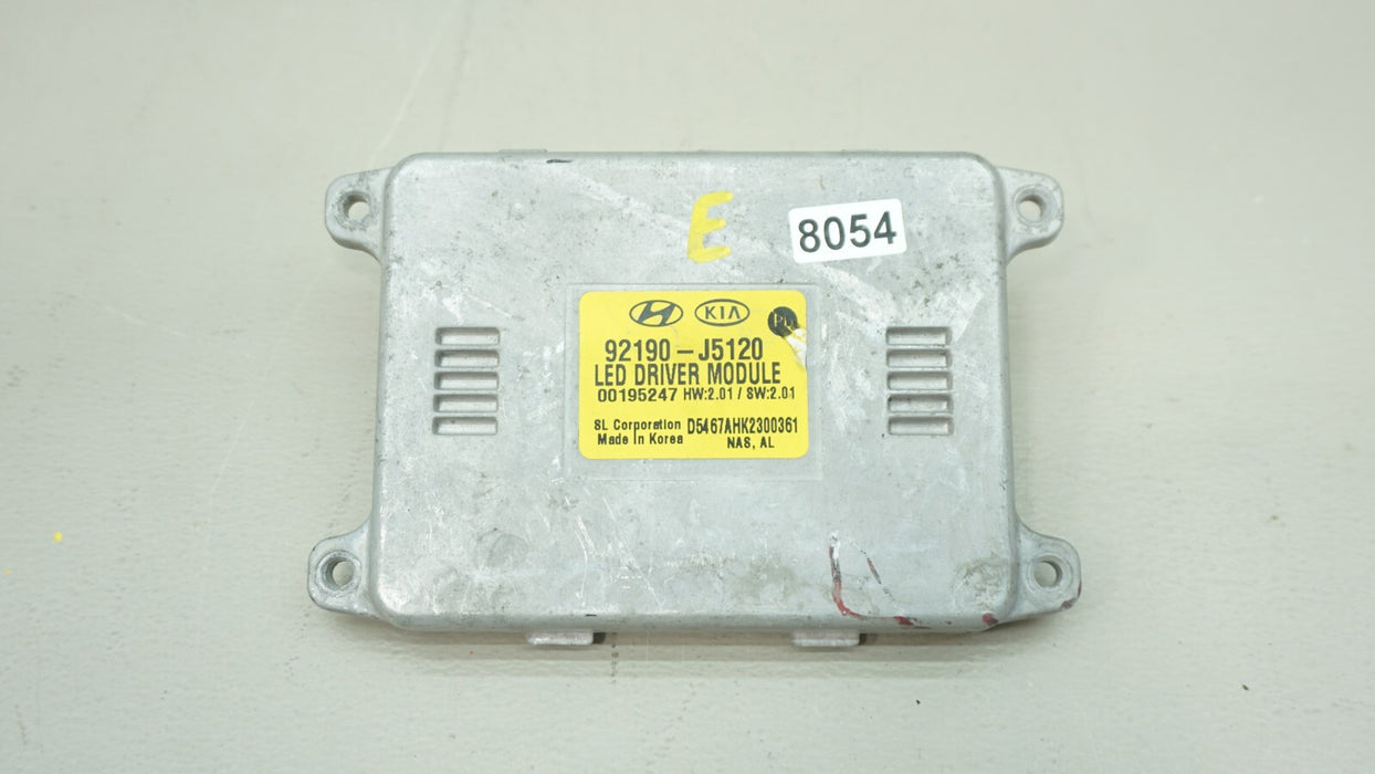 2018-2023 KIA STINGER LEFT DRIVERS SIDE LED HEADLIGHT COMPUTER MODULE OEM