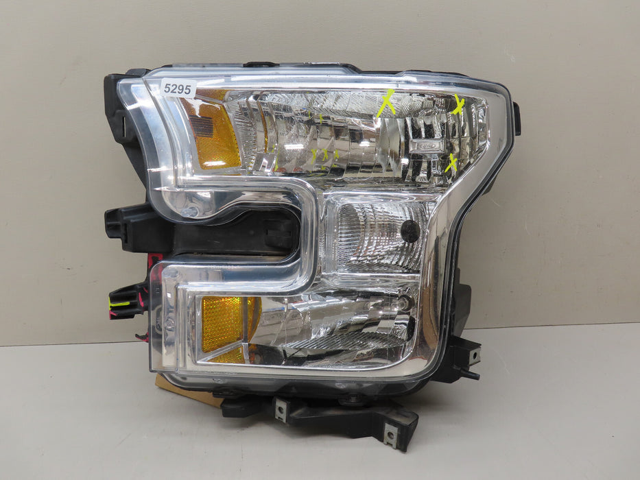 2015-2017 FORD F-150 FRONT LEFT SIDE HEADLIGHT LAMP HALOGEN OEM FL34-13006-A