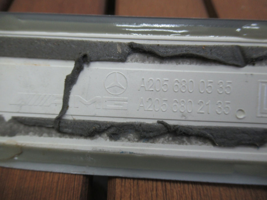 2015-2020 MERCEDES C63 S AMG W205 FRONT LEFT SIDE DOOR SILL SCUFF PLATE TRIM OEM