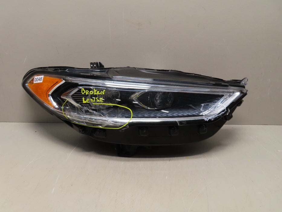 2017-2020 FORD FUSION FRONT RIGHT PASSENGER HEADLIGHT FULL LED OEM