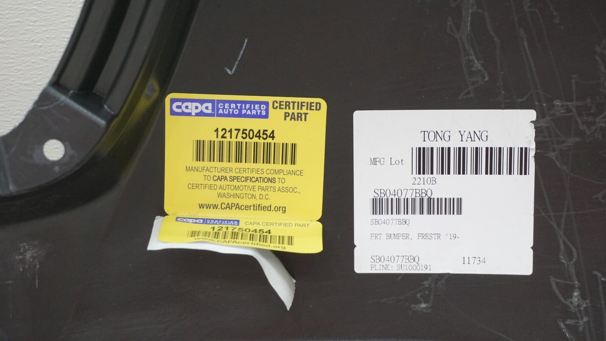 2019-2021 SUBARU FORESTER FRONT BUMPER COVER CAPA AFTERMARKET