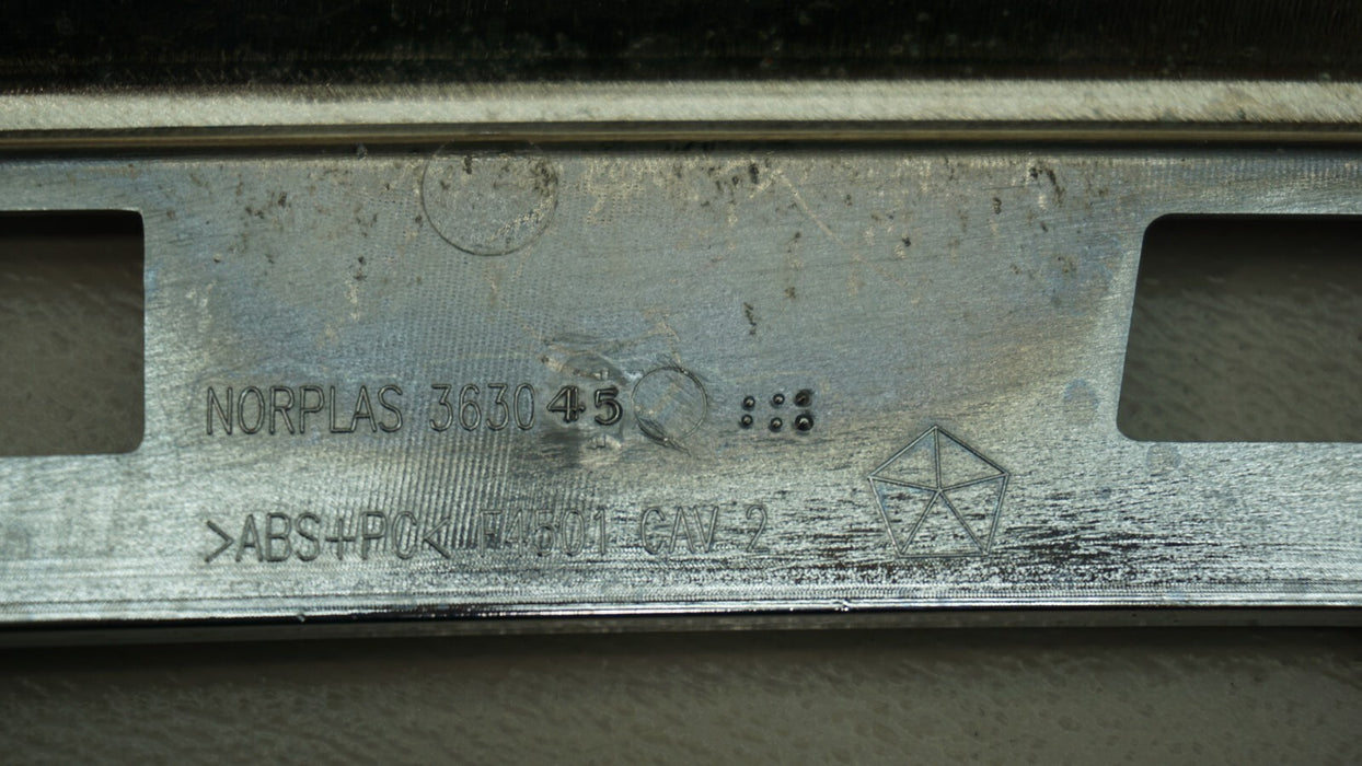 2015-2022 JEEP GRAND CHEROKEE REAR BUMPER TRIM CHROME MOLDING 6CG06SZ7AB OEM