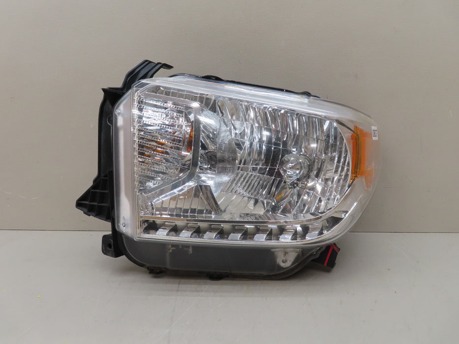 2014 2015 2016 2017 TOYOTA TUNDRA FRONT LEFT DRIVER SIDE HEADLIGHT HALOGEN OEM