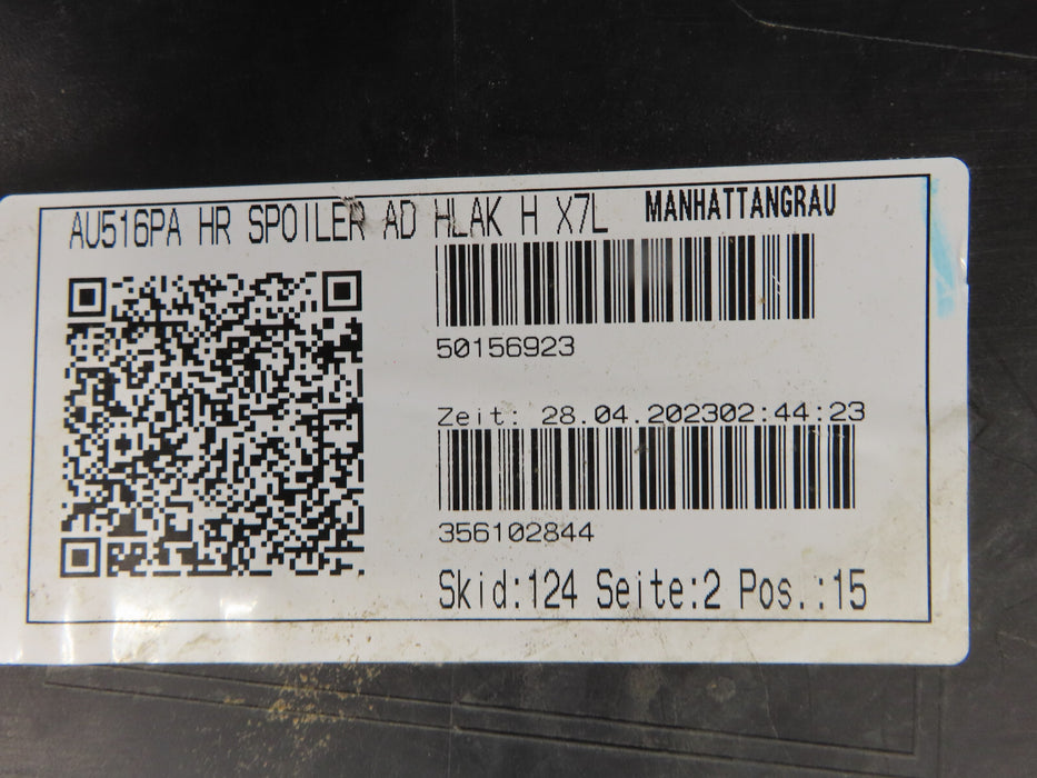 2019-2022 AUDI E-TRON REAR RIGHT PASSENGER BUMPER COVER CORNER CAP OEM