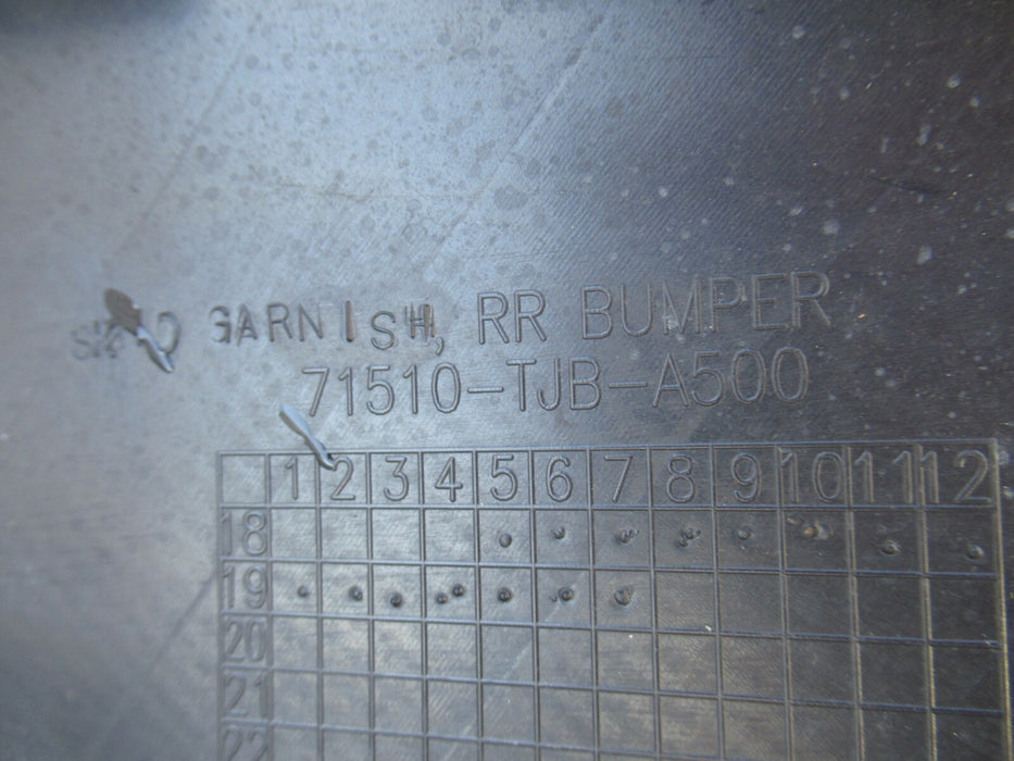 2019-2021 ACURA RDX REAR LOWER BUMPER COVER OEM 7151-TJB-A500