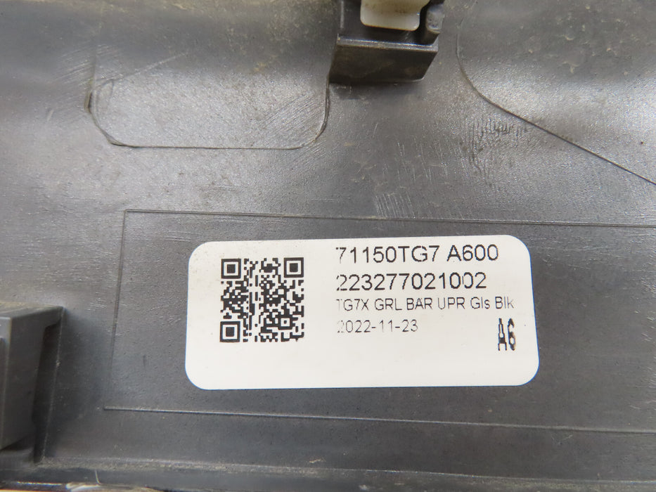 2019-2022 HONDA PILOT FRONT UPPER RADIATOR GRILLE GRILL OEM 71150TG7 A600