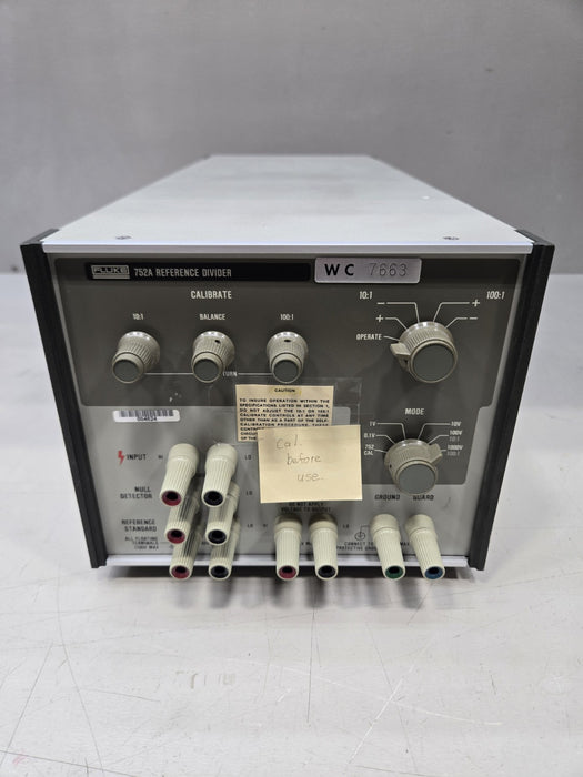 Fluke 752A Reference Divider.
