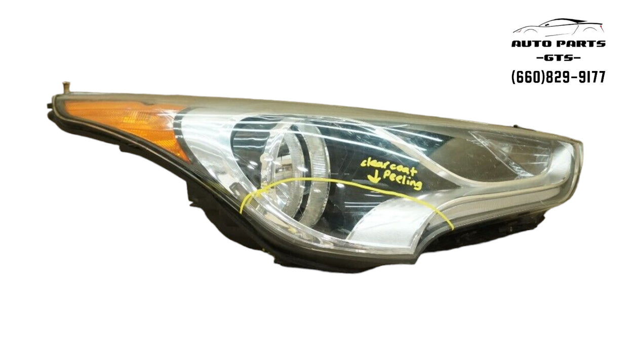 2012-2017 HYUNDAI VELOSTER FRONT RIGHT PASSENGER SIDE HEADLIGHT HALOGEN OEM