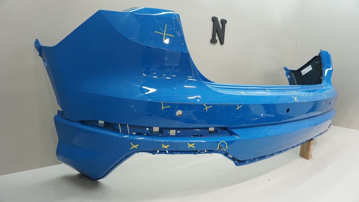 2019-2022 AUDI Q3 S-LINE REAR BUMPER COVER W/ LOWER 83A807511 OEM 19 20 21 22