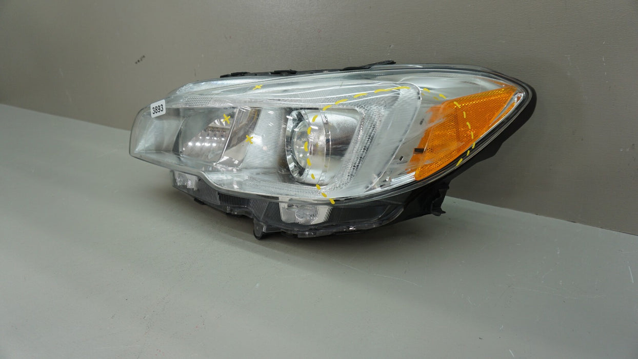 2015-2020 SUBARU WRX FRONT LH LEFT DRIVER SIDE HALOGEN HEADLIGHT OEM