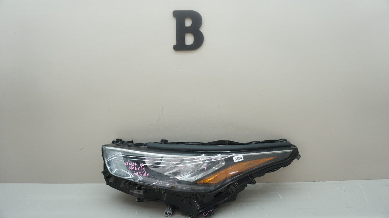 2020-2022 TOYOTA HIGHLANDER FRONT LEFT DRIVERS SIDE HEADLIGHT LED OEM 2021