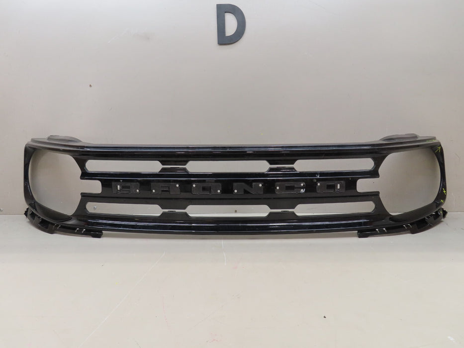 2021-2022 FORD BRONCO FRONT UPPER BUMPER GRILLE GRILL OEM M1PB-8200-CFW