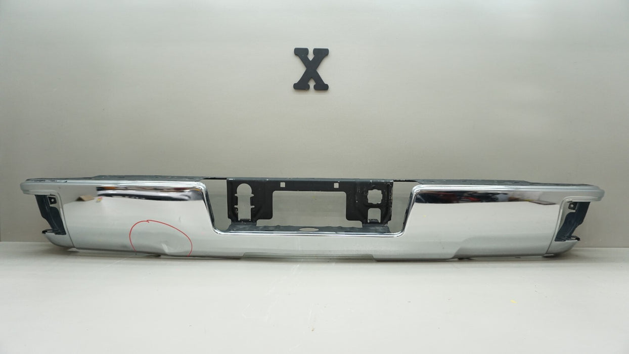2014-2018 CHEVROLET SILVERADO SIERRA 1500 REAR METAL BUMPER COVER OEM