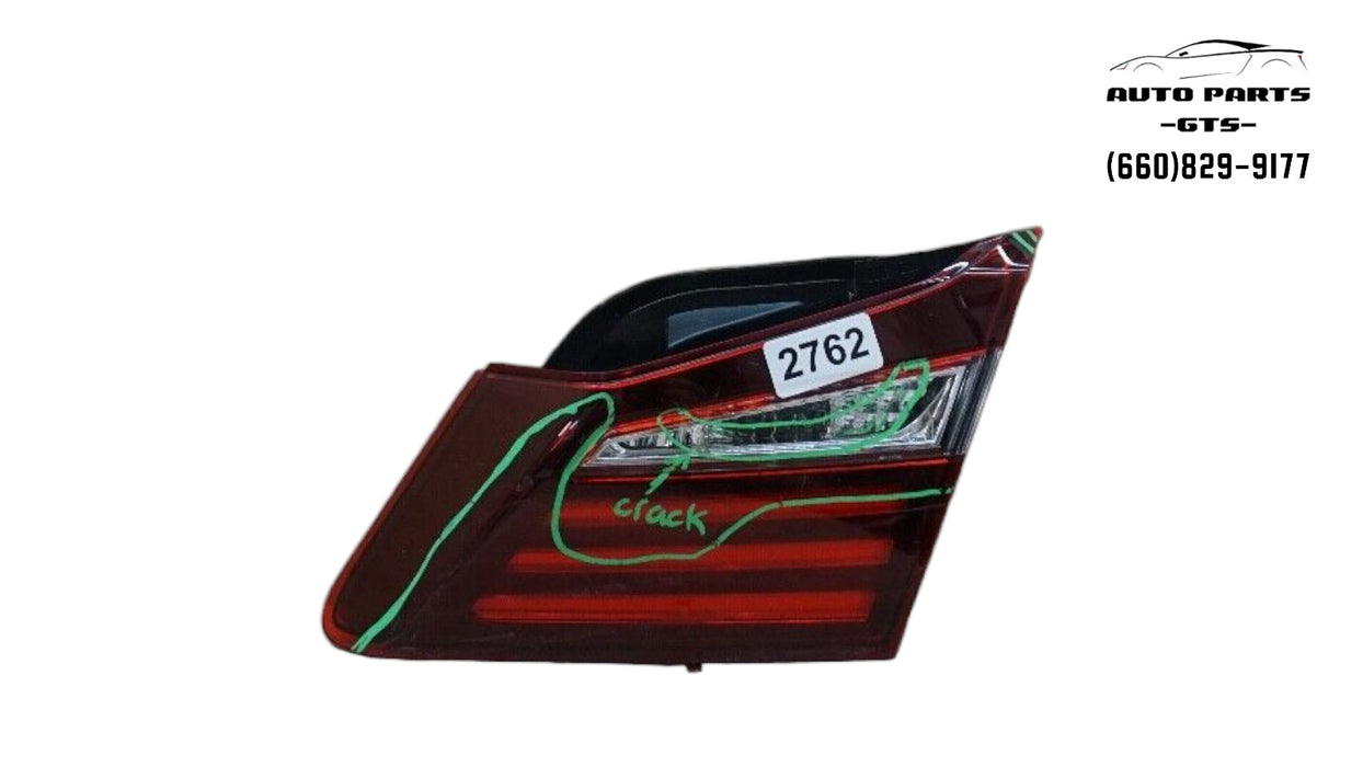 2016-2017 HONDA ACCORD REAR RH RIGHT PASSENGER SIDE INNER TAIL LIGHT OEM 16 17