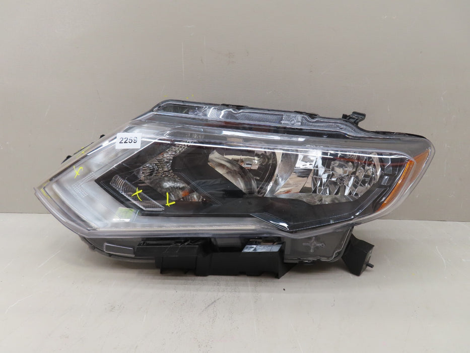 2017-2019 NISSAN ROGUE FRONT LEFT SIDE HEADLIGHT LAMP HALOGEN OEM 1011-500535
