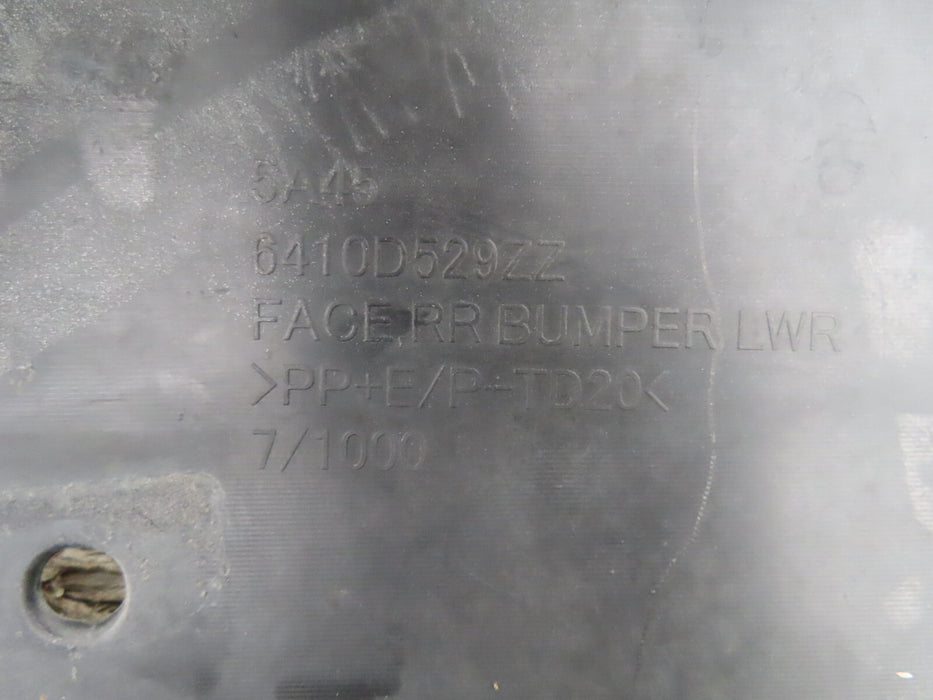 2019-2021 MITSUBISHI OUTLANDER REAR LOWER VALANCE BUMPER COVER OEM P#6410D529ZZ