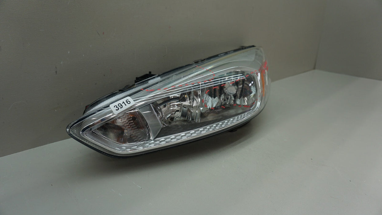 2015-2018 FORD FOCUS FRONT LH LEFT DRIVER SIDE HEADLIGHT OEM F1EB13W030