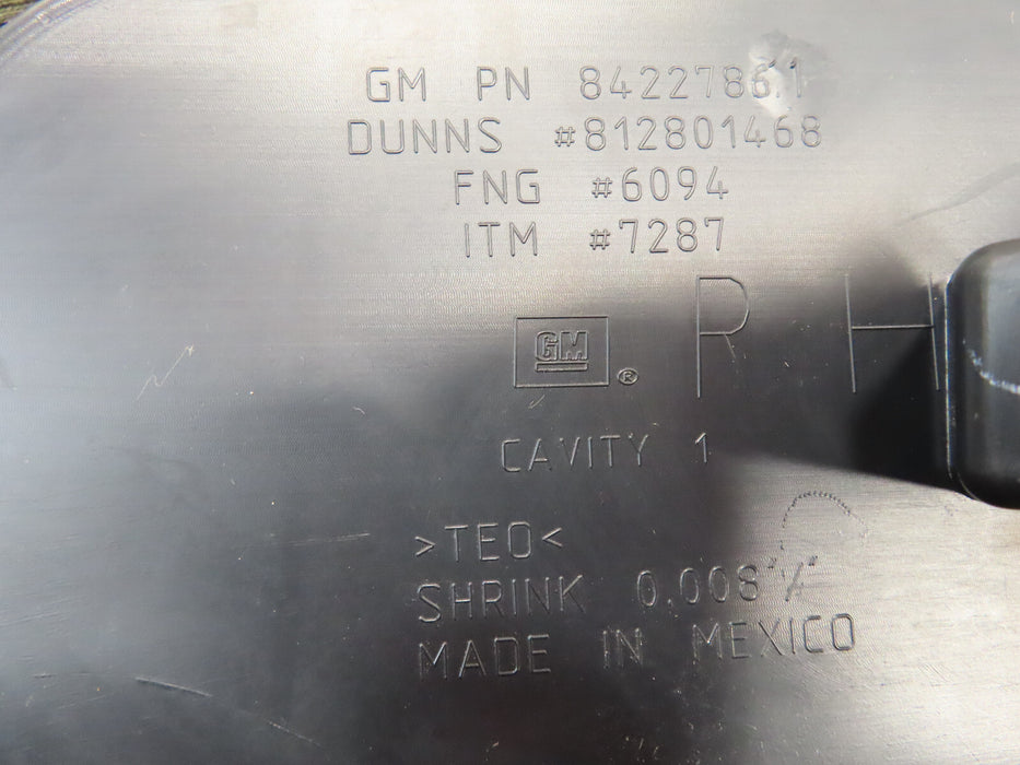 2019-2021 CHEVROLET SILVERADO 1500 REAR BUMPERR END CAP INSERT OEM