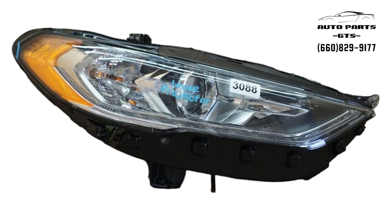 2017-2018 FORD FUSION RIGHT PASSENGER SIDE HEADLIGHT HALOGEN LED W/ BALLAST OEM