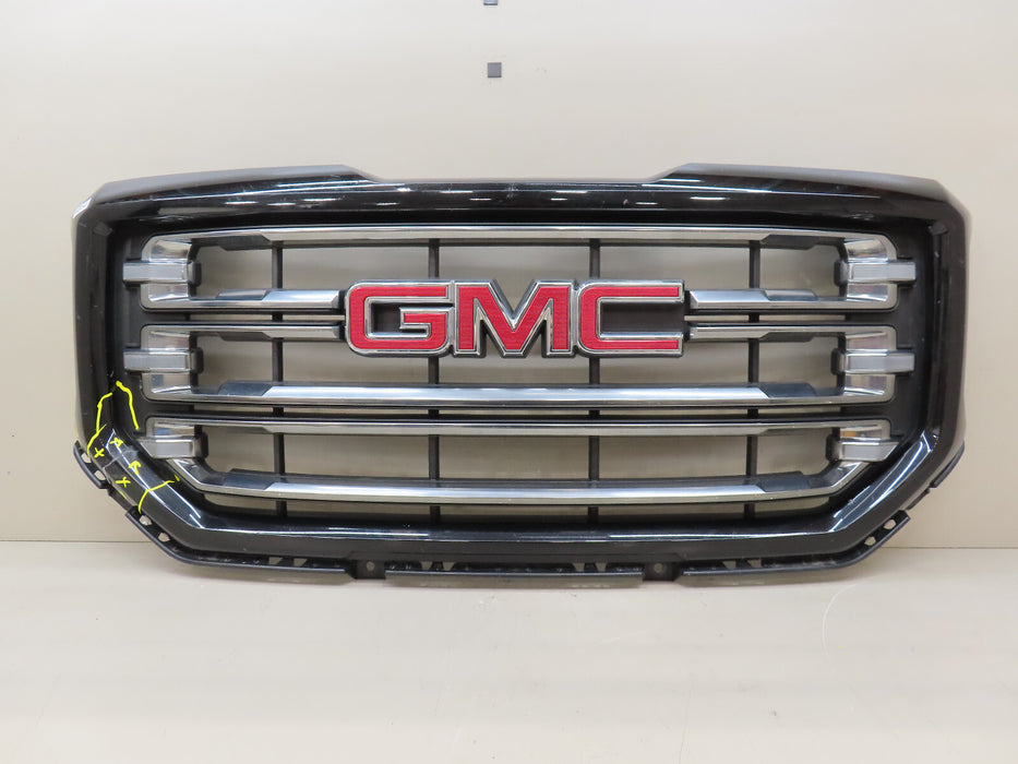 2016-2018 GMC SIERRA 1500 FRONT RADIATOR GRILL GRILLE OEM