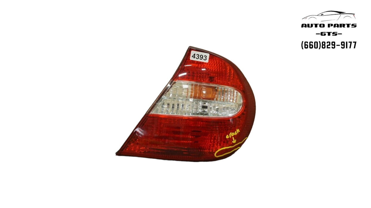 2002-2004 TOYOTA CAMRY RIGHT PASSENGER SIDE TAIL LIGHT HALOGEN OEM 02 03 04