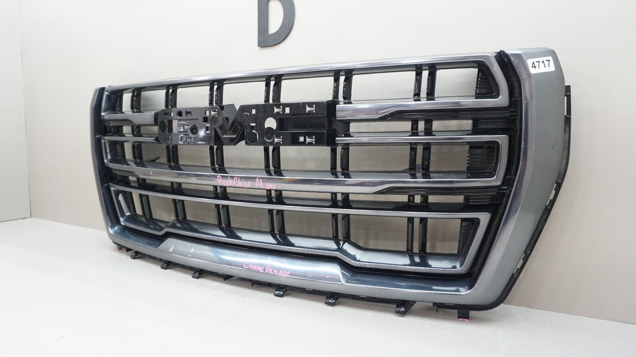 2021-2023 GMC YUKON XL SLT FRONT RADIATOR MAIN GRILLE GRILL OEM 84835787