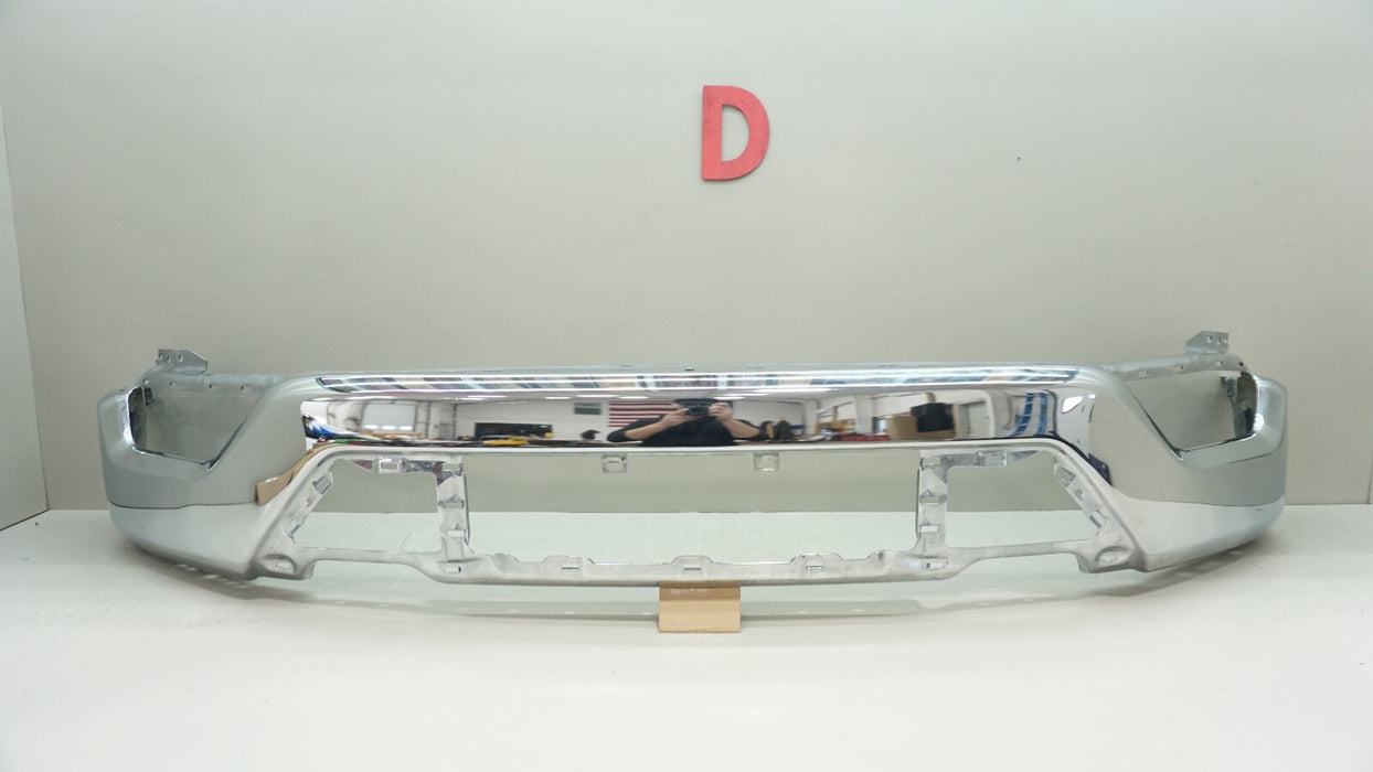 2021-2023 FORD F-150 F150 FRONT BUMPER COVER CHROME METAL ML34-17757 OEM