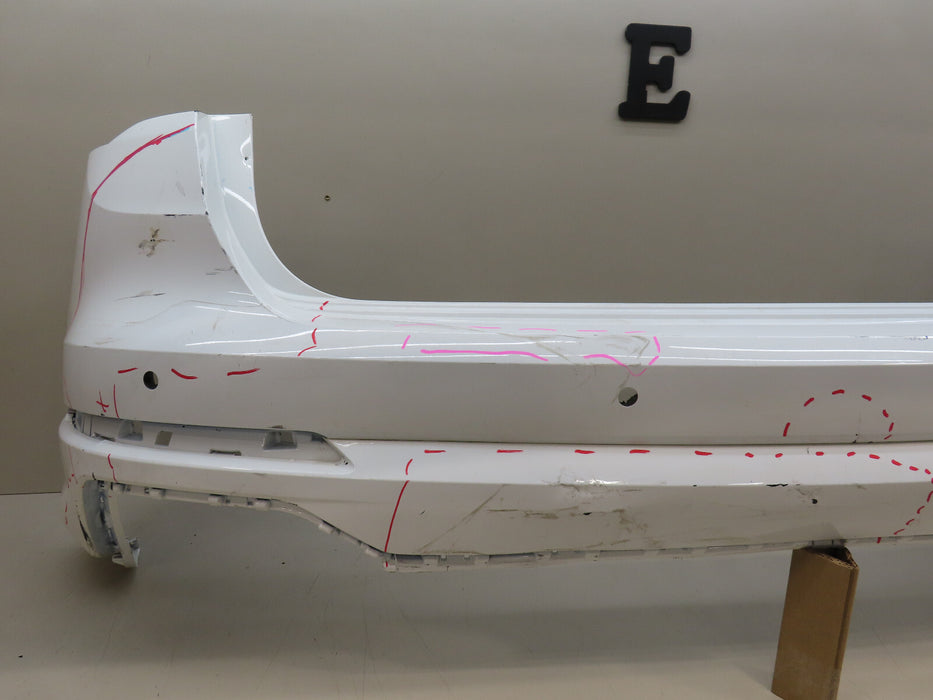 2019-2022 AUDI Q3 S-LINE REAR UPPER/MIDDLE BUMPER COVER OEM