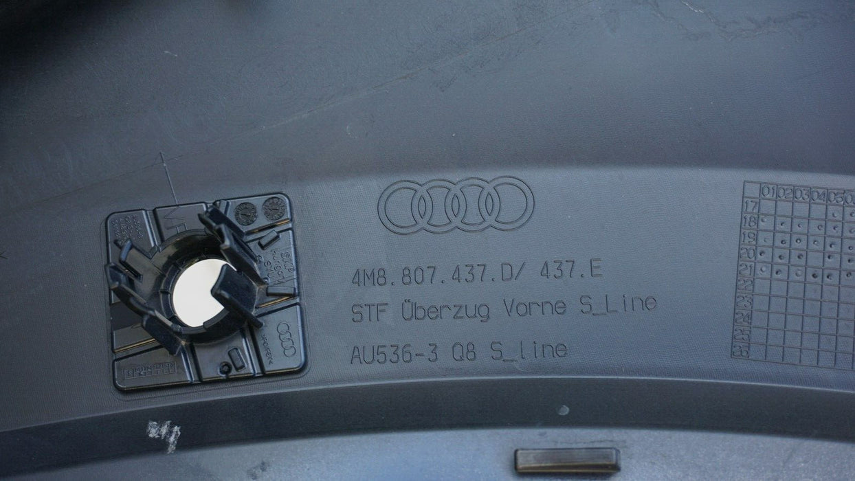 2019-2021 AUDI Q8 S-LINE FRONT BUMPER COVER OEM 4M8807437D 19 20 21