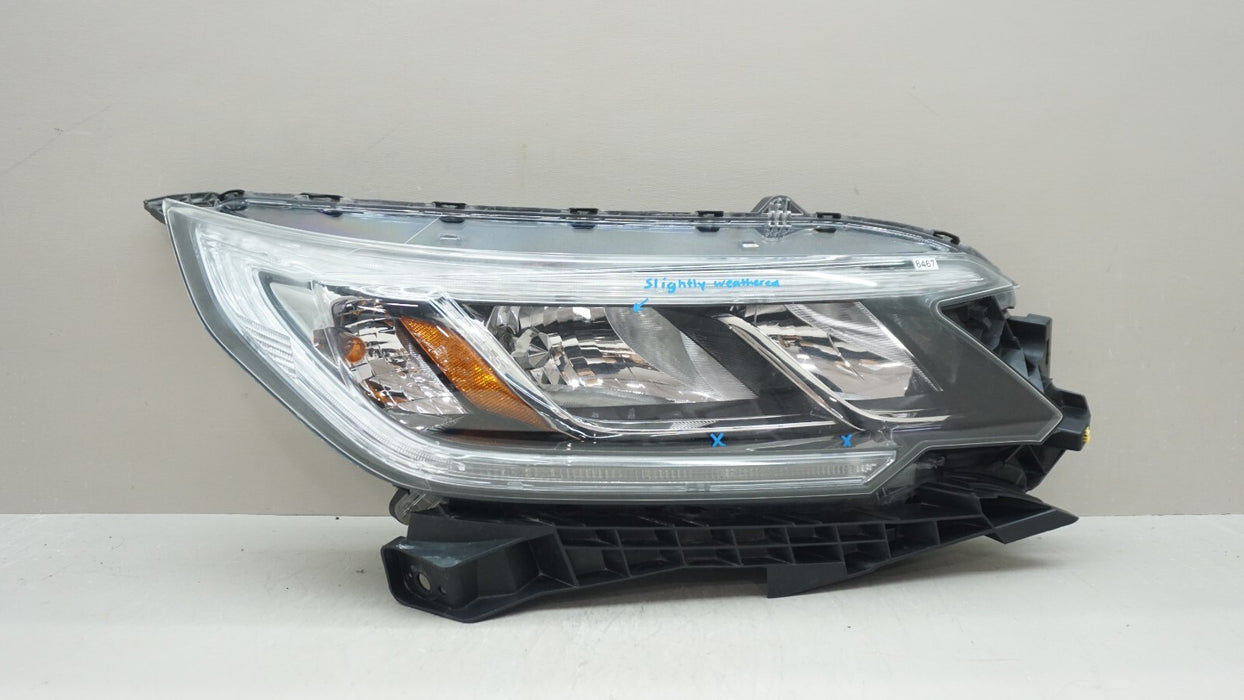 2015-2016 HONDA CRV FRONT RIGHT PASSENGER SIDE HALOGEN HEADLIGHT OEM