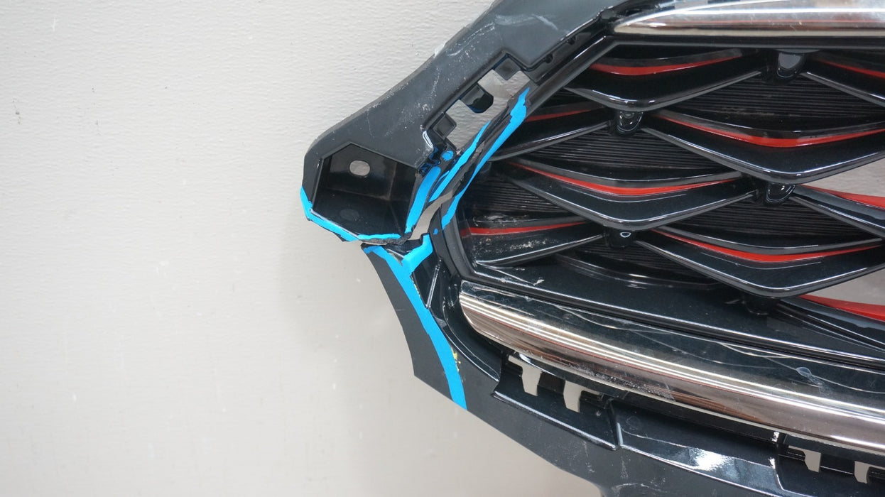 2019-2021 KIA FORTE GT-LINE FRONT UPPER RADIATOR GRILLE GRILL 86351-M6210 OEM