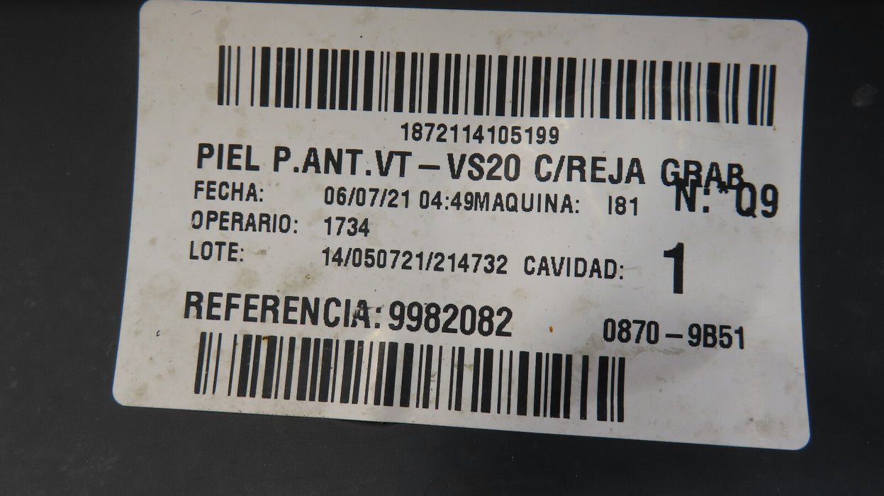 2015-2023 MERCEDES-BENZ METRIS FRONT BUMPER COVER OEM