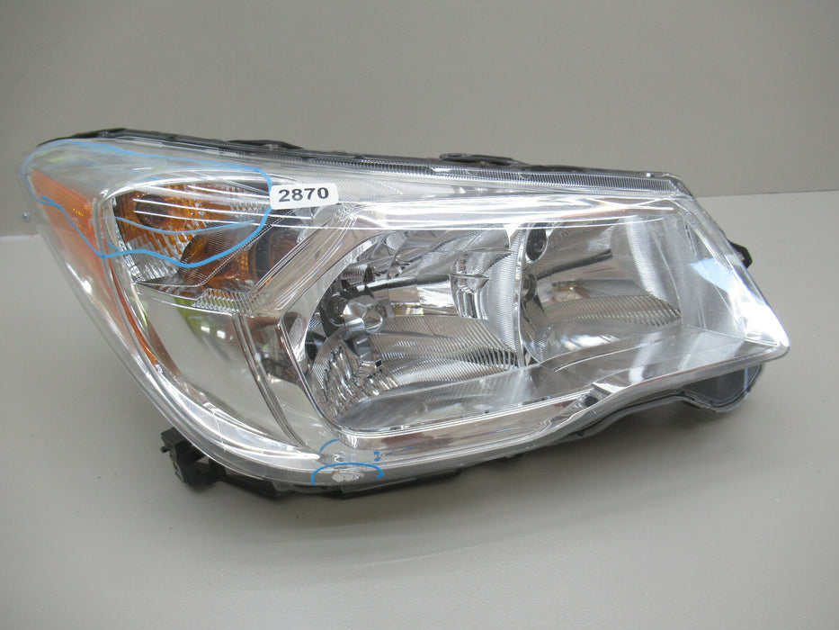 2014 2015 2016 SUBARU FORESTER RIGHT HALOGEN HEADLIGHT LAMP OEM