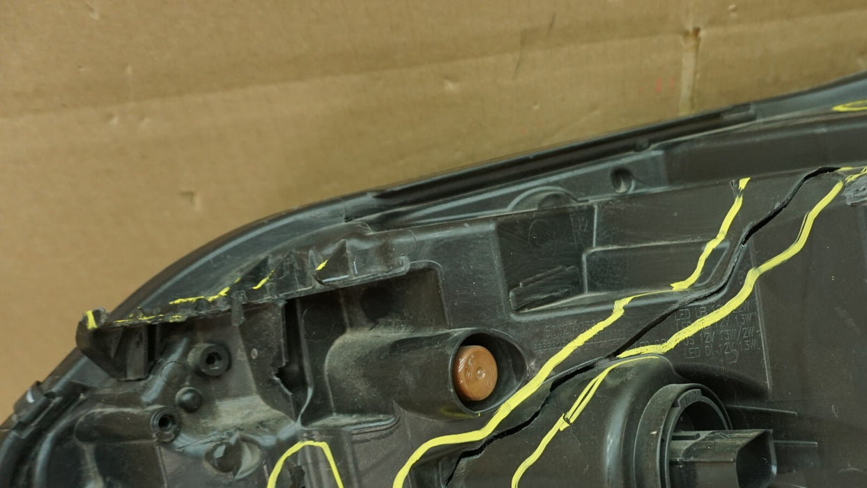 2019-2022 JEEP CHEROKEE FRONT RIGHT PASSENGER SIDE HEADLIGHT LED OEM 19 20 21 22