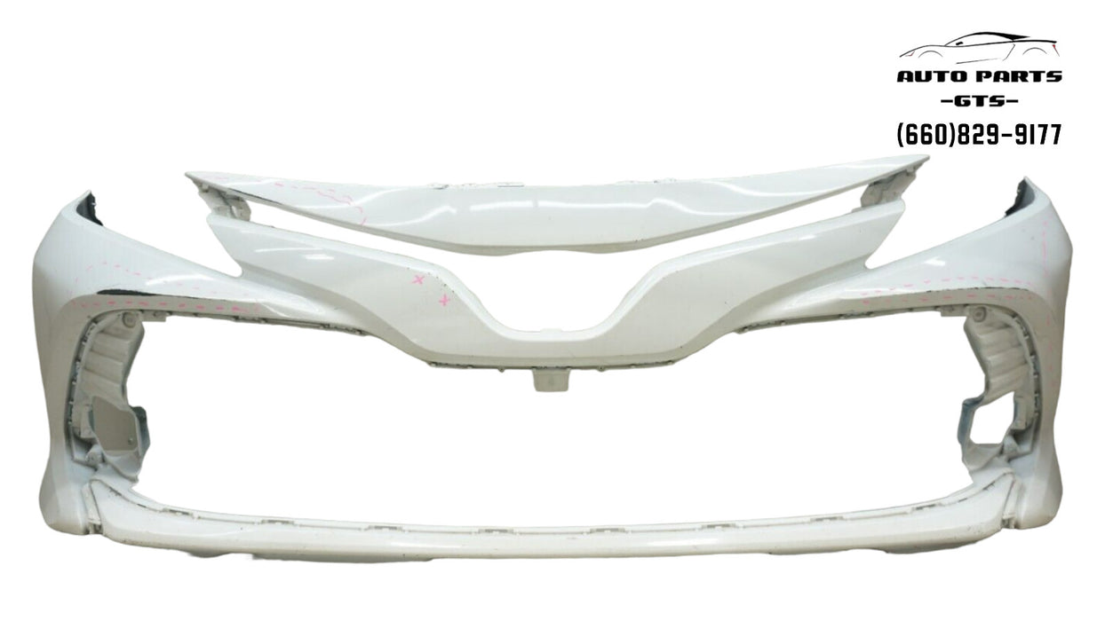 2018-2019 TOYOTA CAMRY LE XLE HYBRID L FRONT BUMPER COVER PANEL OEM 52119-06D90