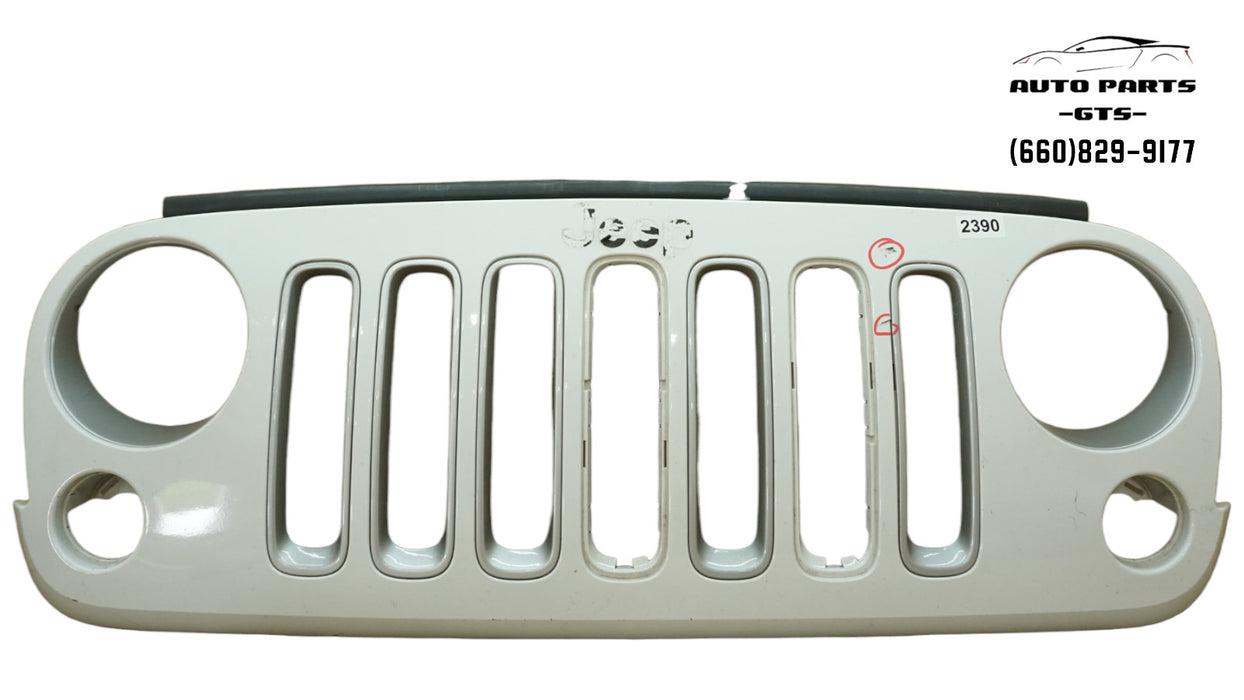 2007-2018 JEEP WRANGLER JK DRAGON FRONT BUMPER GRILL GRILLE W/ JEEP LOGO OEM